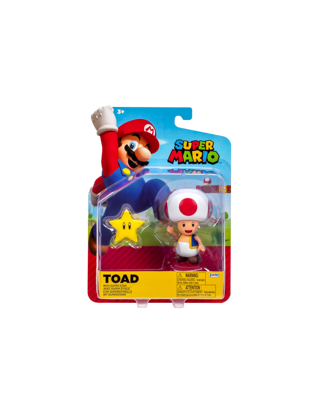 Super Mario Toad con stella